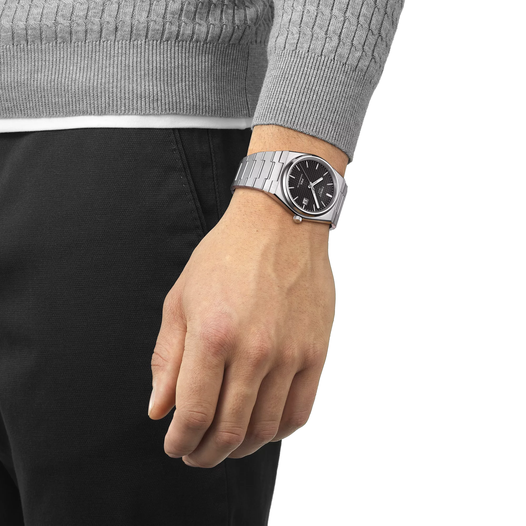 Tissot PRX Powermatic 80 Black Dial Stainless Steel Watch T137.407.11.051.00 - Bijoux Eclore