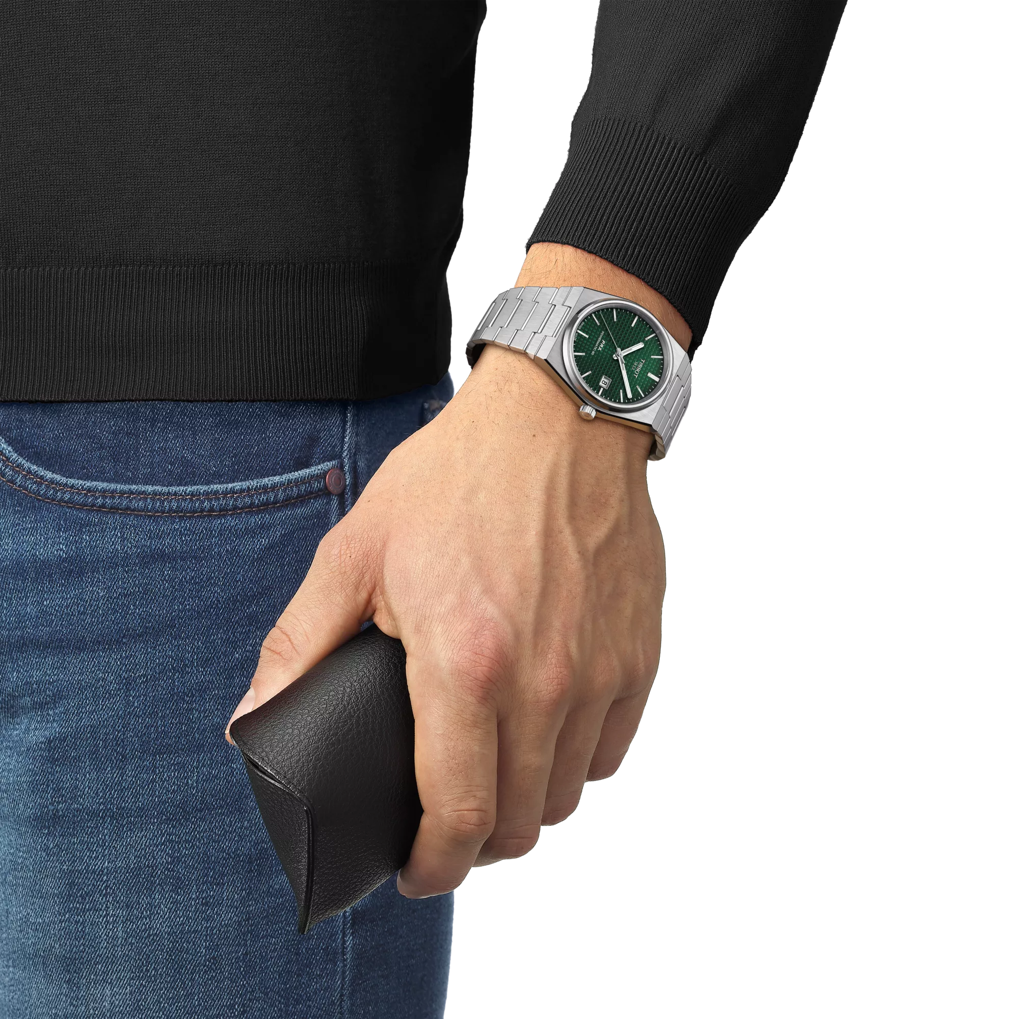 Tissot PRX Powermatic 80  Green Dial Stainless Steel Watch T137.407.11.091.00 - Bijoux Eclore