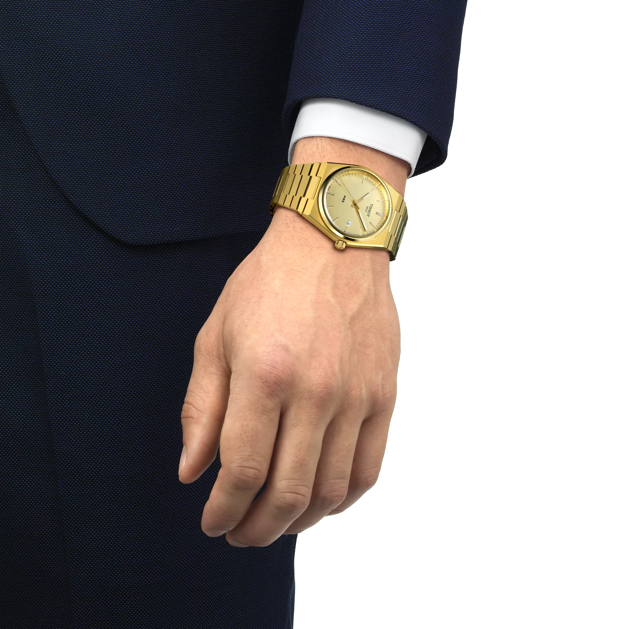 Tissot PRX Yellow Gold-Tone Stainless Steel Watch T137.410.33.021.00 - Bijoux Eclore