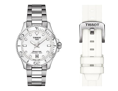 Tissot Seastar 1000 Quartz White Dial Men's Watch T120.210.11.011.00