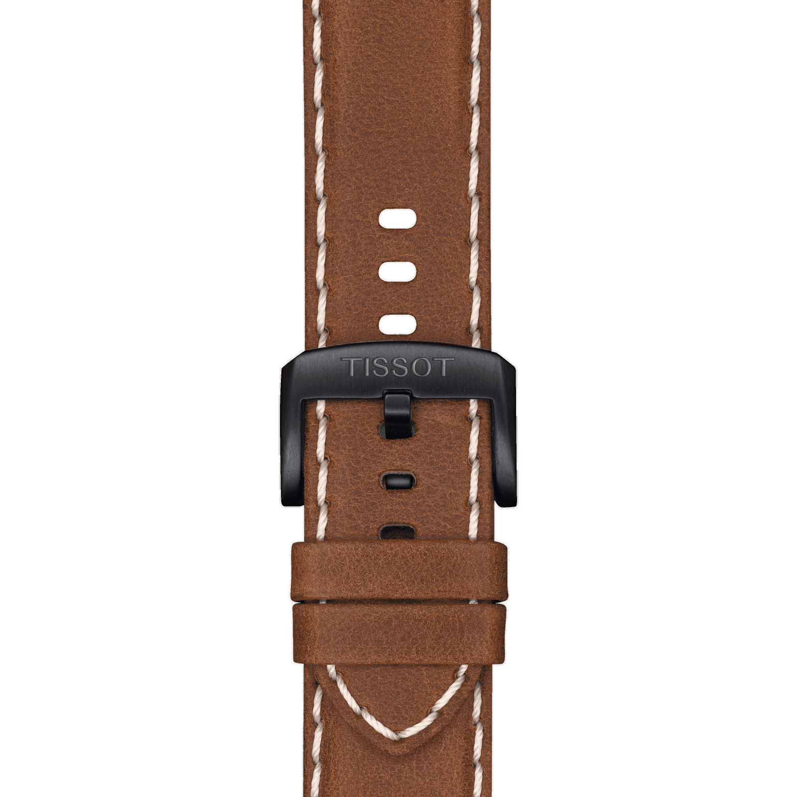 Tissot Supersport Chrono Black Dial Brown Leather Mens Watch T125.617.36.051.01