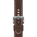 Tissot Supersport Chrono Blue Dial Brown Leather Strap Watch T125.617.16.041.00