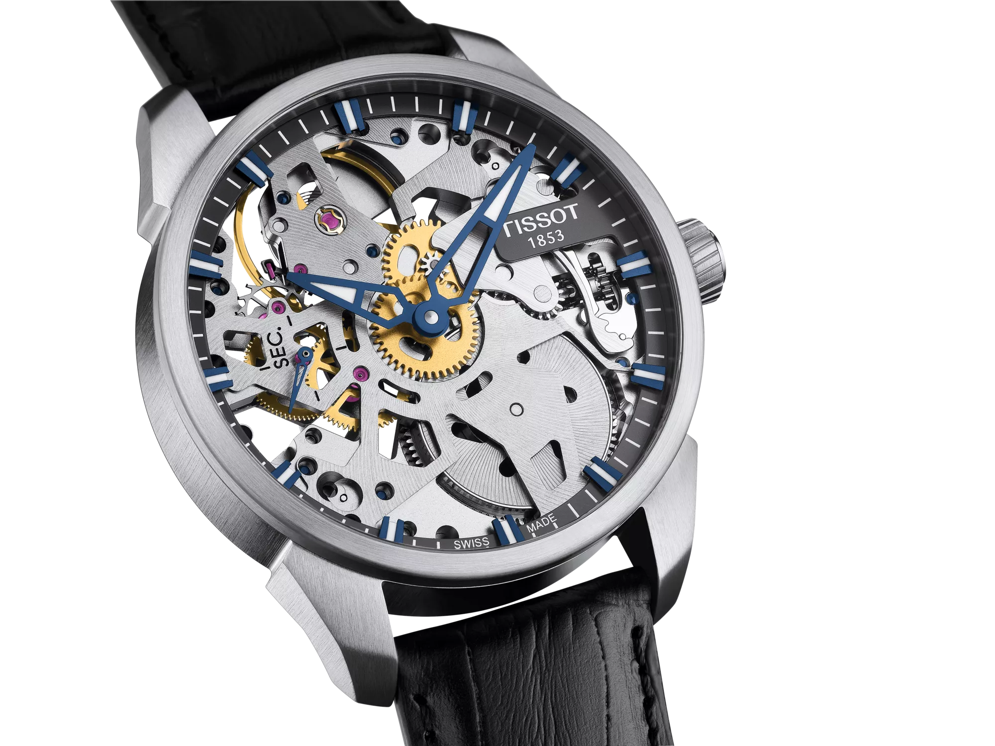 Tissot T-COMPLICATION SQUELETTE MECHANICAL Men's Watch T070.405.16.411.00 - Bijoux Eclore