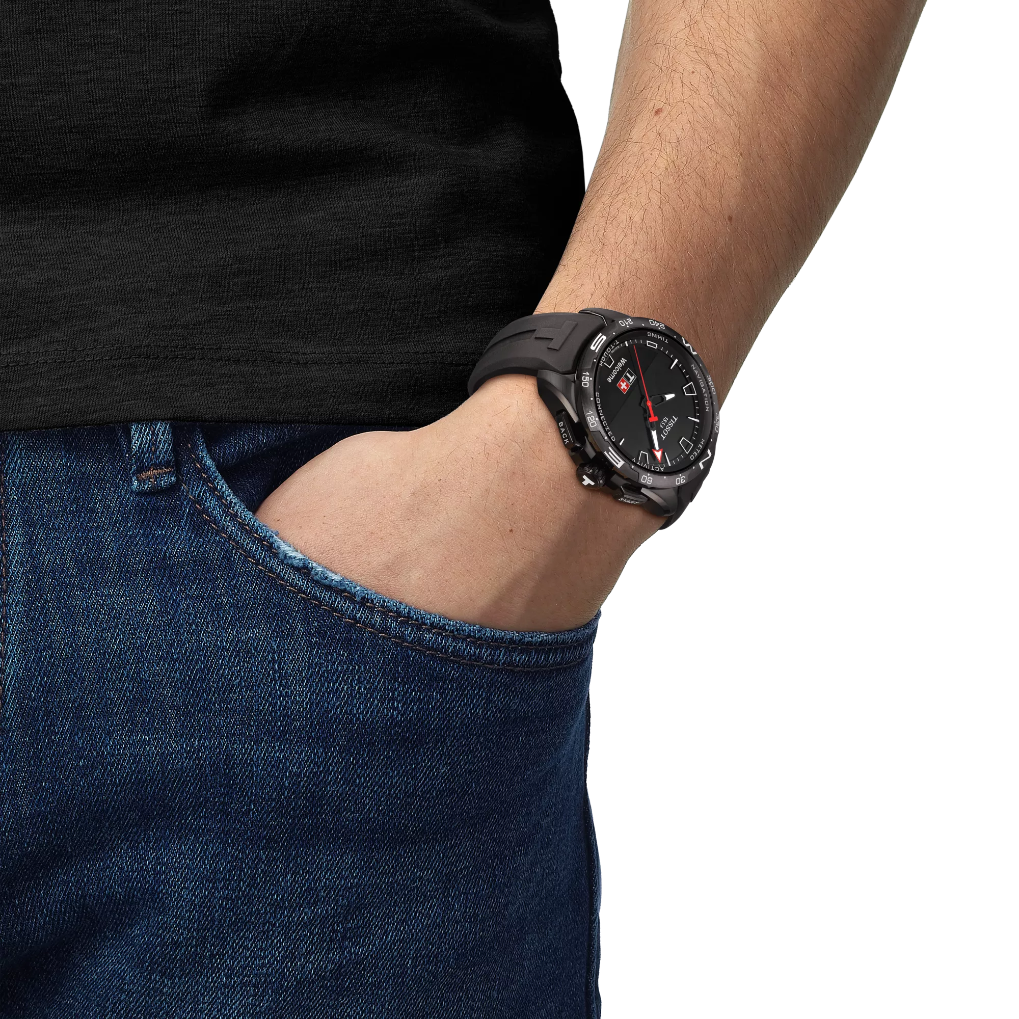 Tissot T-touch Connect Solar Analog-Digital Black Dial Men's Watch T121.420.47.051.03 - Bijoux Eclore