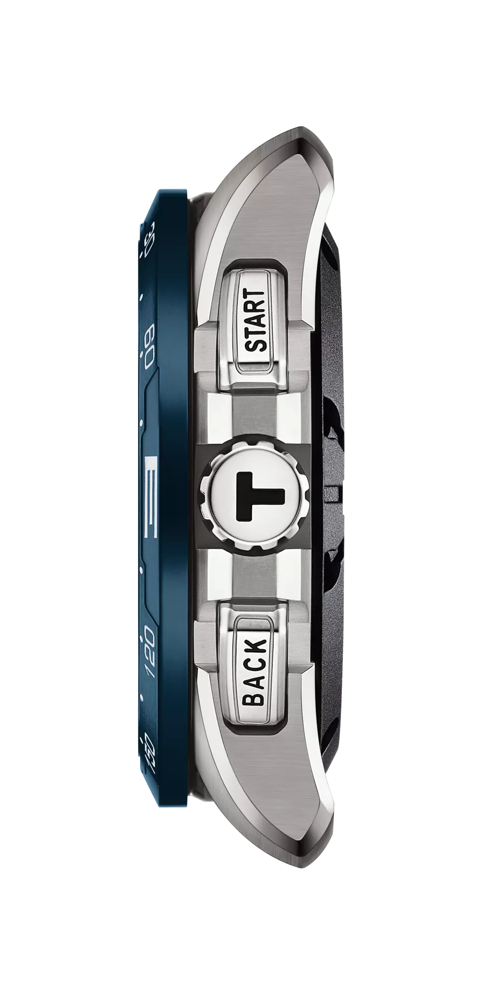 Tissot T-Touch Connect Solar Black Dial Blue Leather Strap Watch T121.420.47.051.06 - Bijoux Eclore