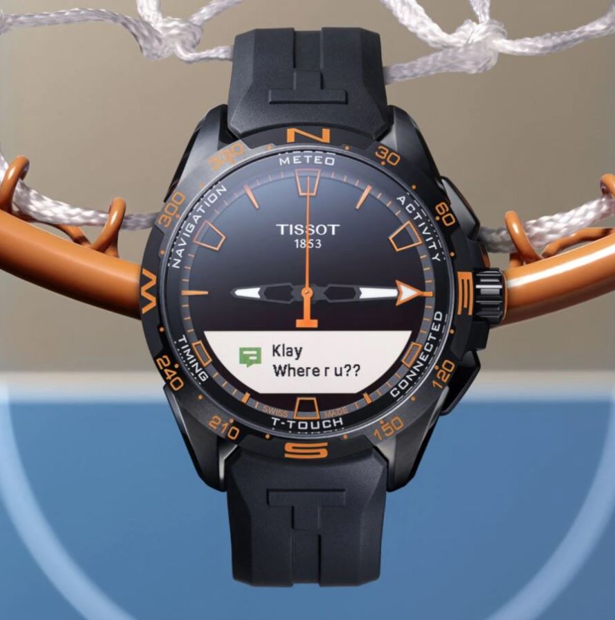 Tissot T-touch Connect Solar Quartz Analog-Digital Black Dial Men's Watch T121.420.47.051.04