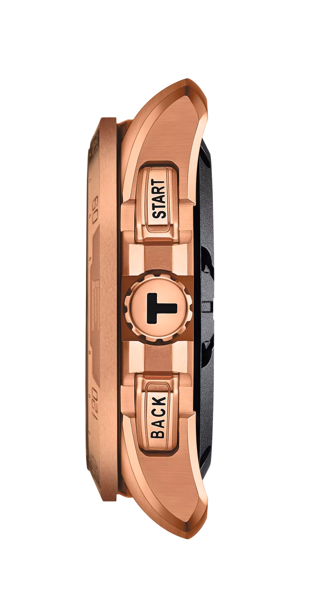 Tissot T-Touch Connect Solar Rose Gold-Tone Leather Strap Watch T121.420.46.051.00 - Bijoux Eclore