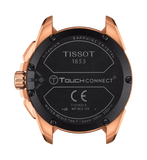 Tissot T-Touch Connect Solar Rose Gold-Tone Leather Strap Watch T121.420.46.051.00 - Bijoux Eclore