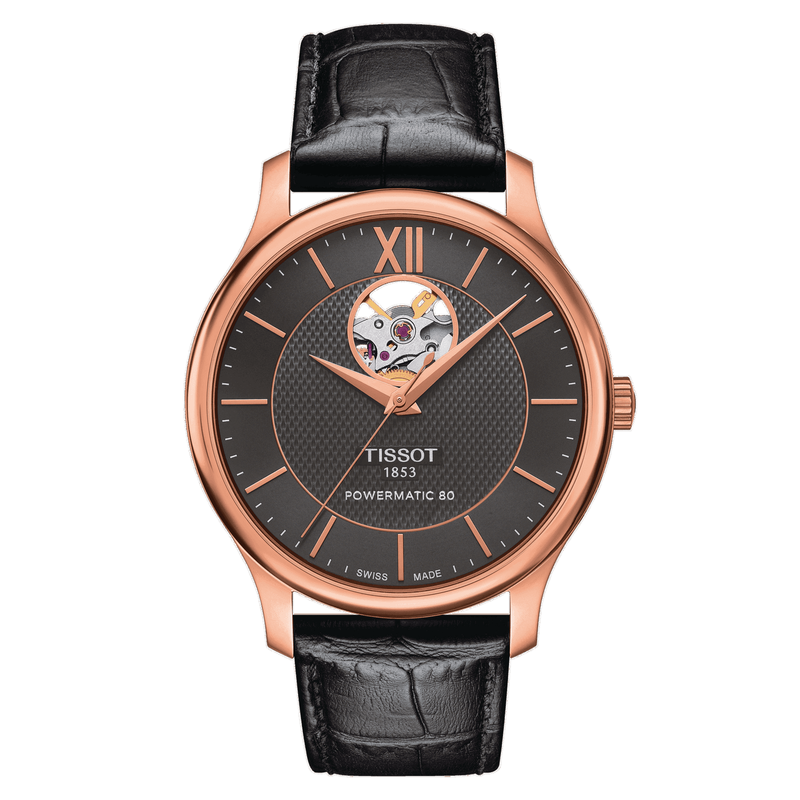 Tissot Tradition Powermatic 80 Open Heart T063.907.36.068.00