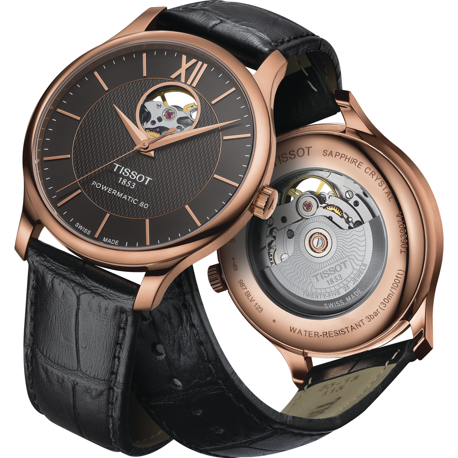 Tissot Tradition Powermatic 80 Open Heart T063.907.36.068.00