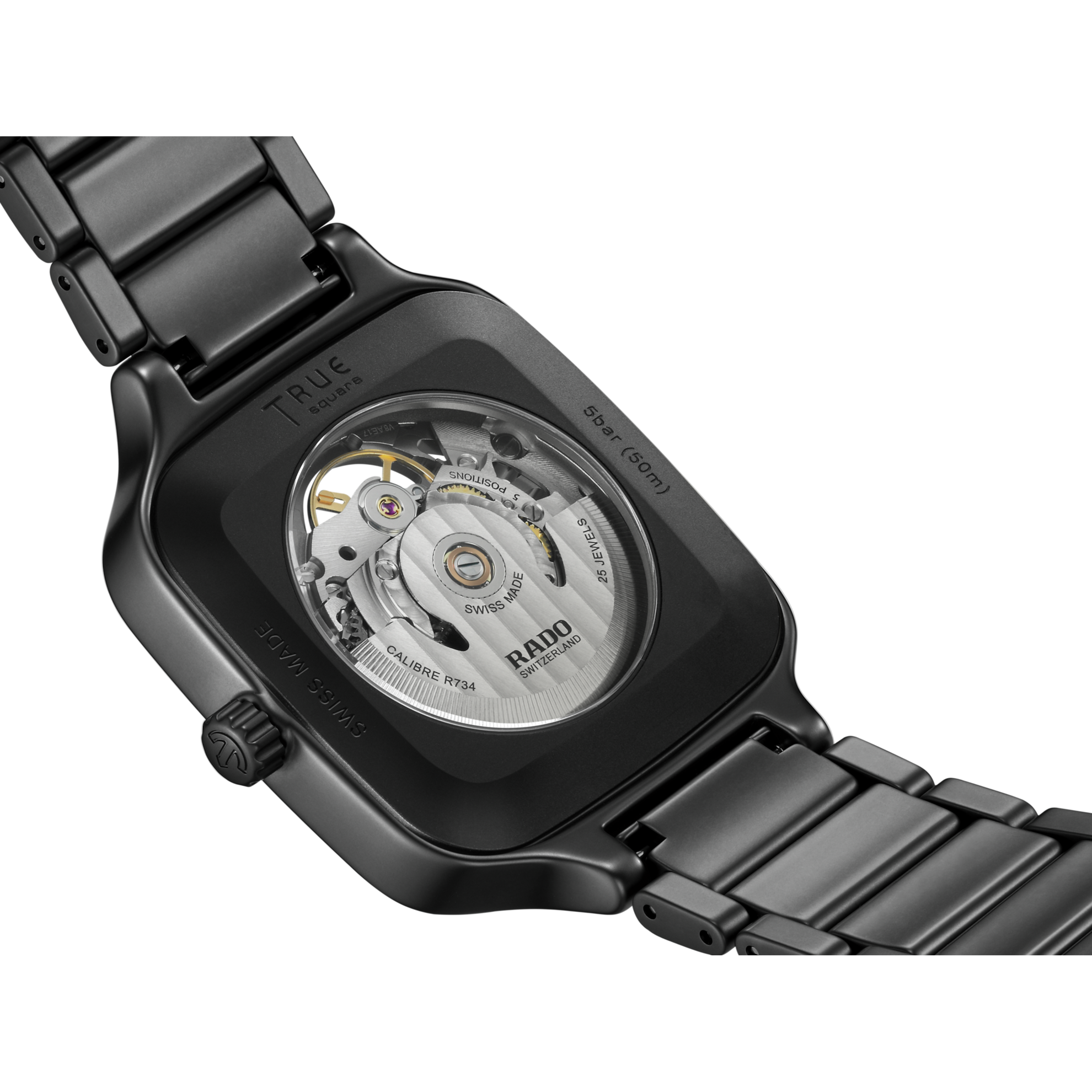 Rado True Square Automatic Skeleton R27197152 - Bijoux Eclore